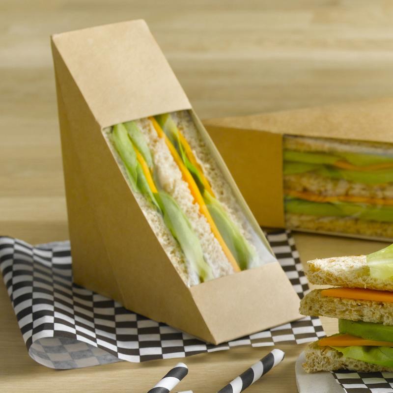 Sandwichbox braun 1-er ECO Sandwichbox braun 1-er ECO