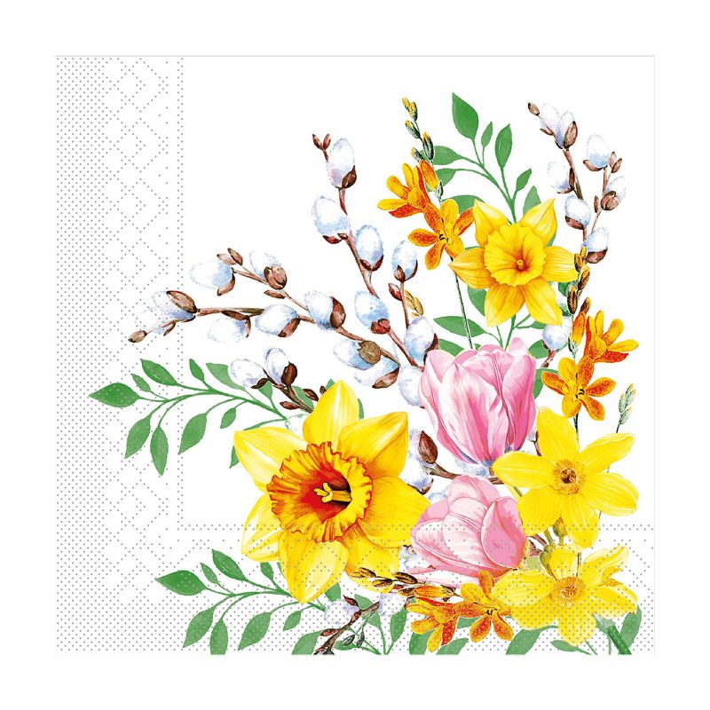 als Osterserviette geeignet.