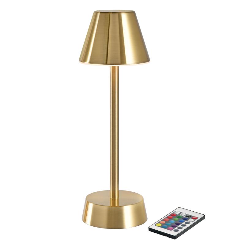LED Lampe Zelda Brass 10,3x32cm, kabellos