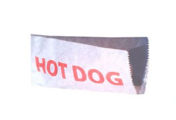 Hot Dog Flachbeutel Verpackungen 2 go