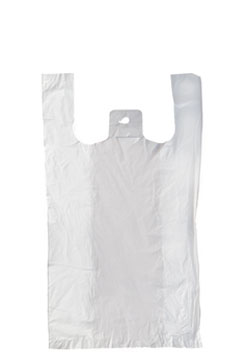 Hemdchentragetaschen 25x12x47cm weiß HDPE
