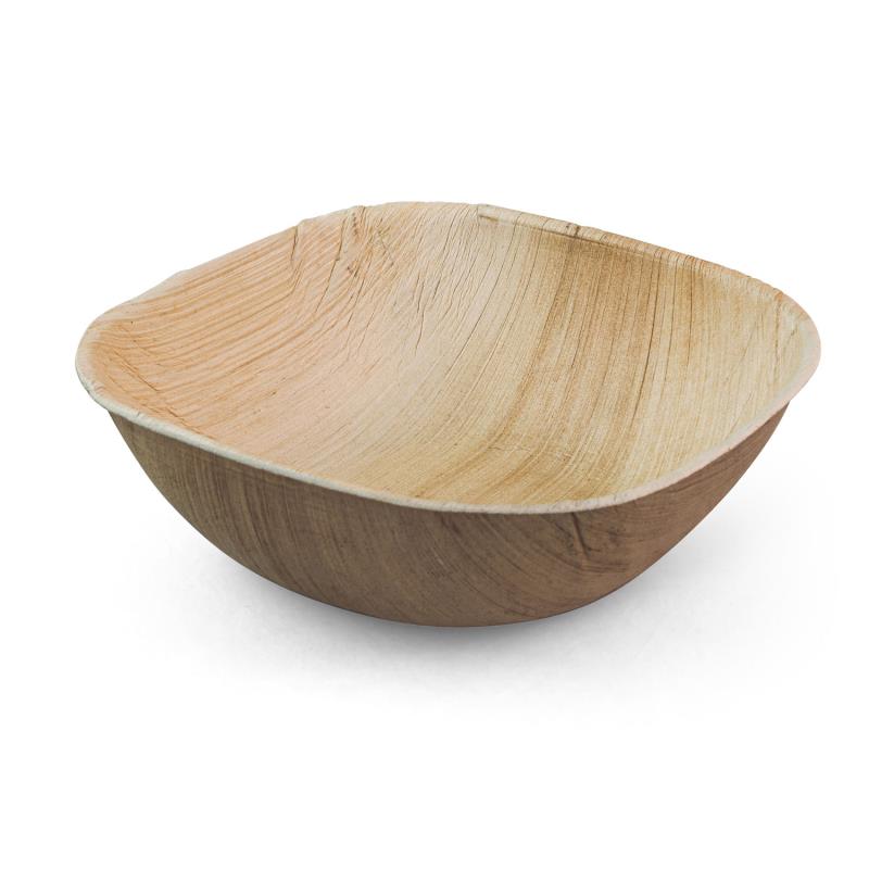 Schale aus Palmblatt 17x17x5,8cm