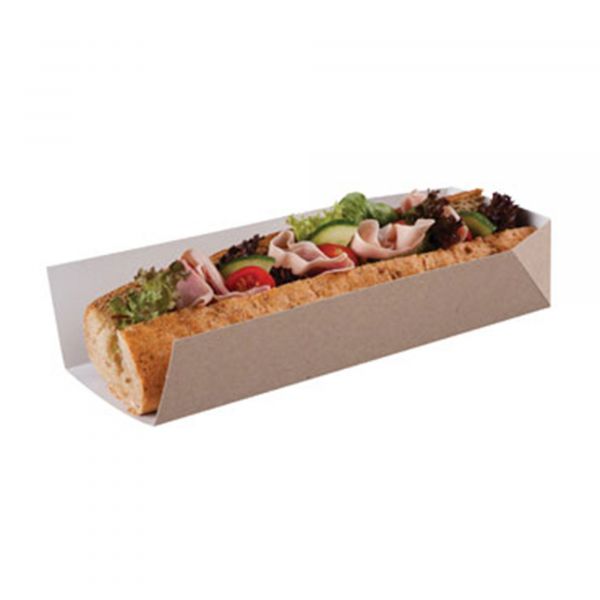 Hot Dog Schale ECO 230x70mm Verpackungen 2 go