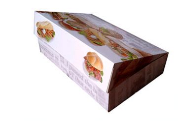 Sandwichkarton 360x250mm Transportbox