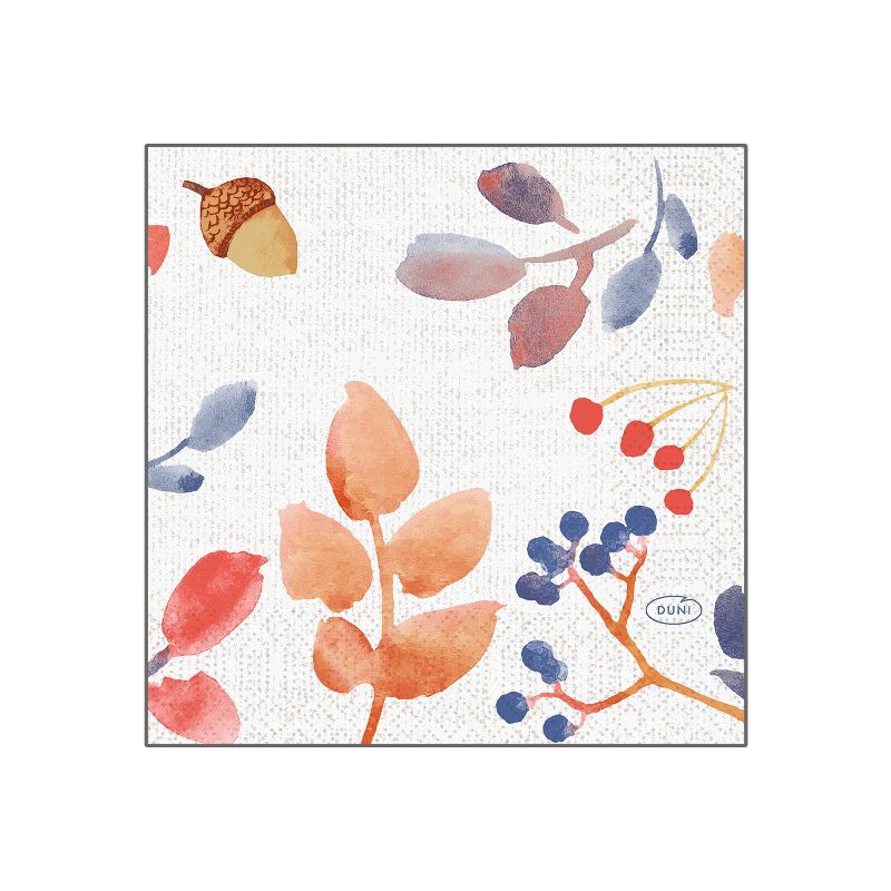 Cocktailservietten Autumn Gradient 24x24cm Servietten Herbst Einweg
