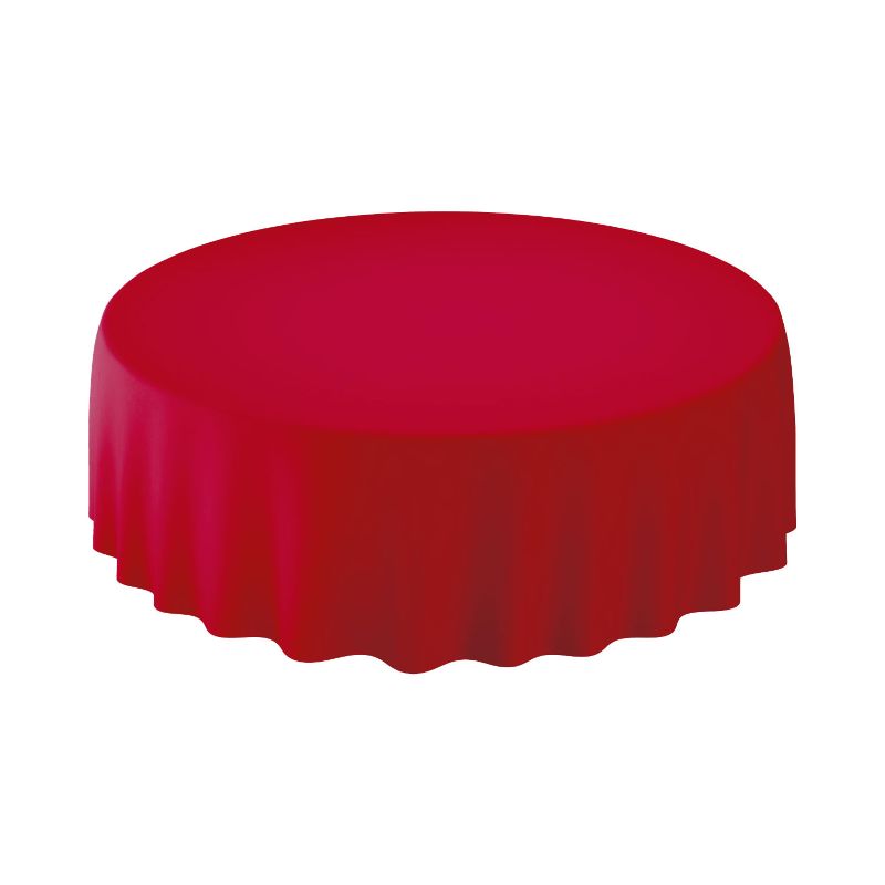 Evolin Tischdecke rund bordeaux