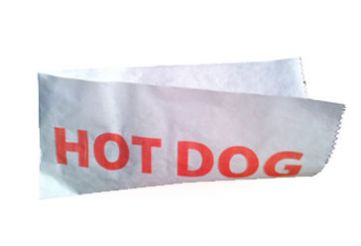 Hot Dog Flachbeutel Verpackungen 2 go