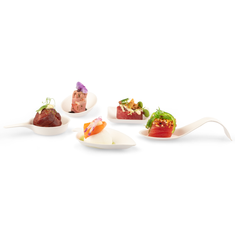 Senza Goutte Spoon 102x51mm aus Bagasse - PFAS-frei & nachhaltig