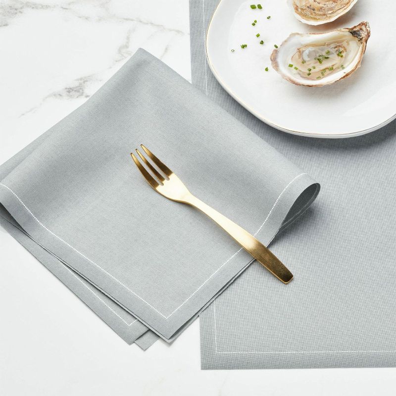 Stoffservietten grau 30x30cm Baumwollservietten auf Rolle Stoffservietten grau 30x30cm Baumwollservietten auf Rolle, wiederverwendbar waschbar