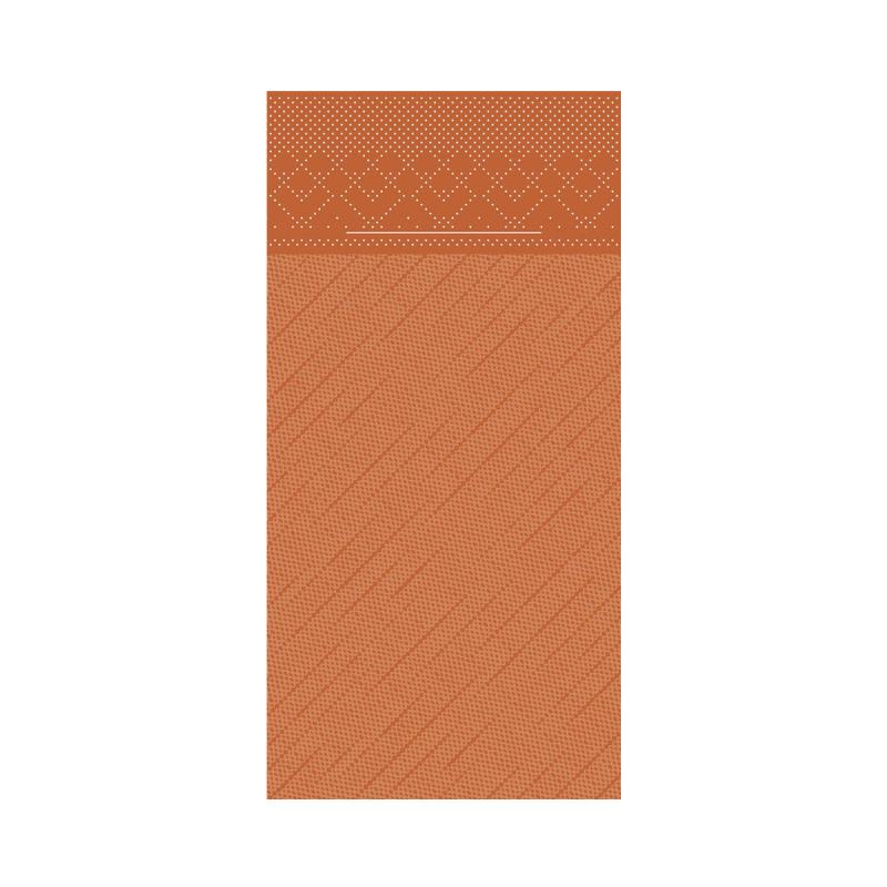 Pocket Napkins Deluxe Terrakotta 40x40cm.