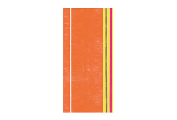 Mikado orange Zelltuch-Servietten 40x40cm, 2-lagig, 1/8F