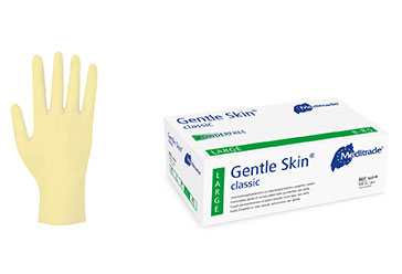 Gentle Skin Classic Latex-Handschuh, Größe L