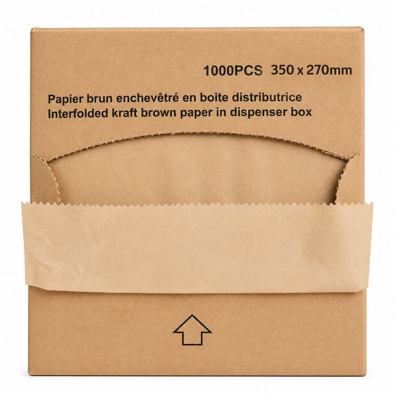 Hamburger Papier ECO SojaWachs mit den Maßen 35x27cm im Spenderkarton