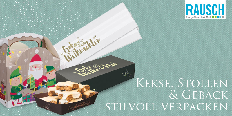 Stilvolle und nachhaltige Keks und Stollenverpackungen