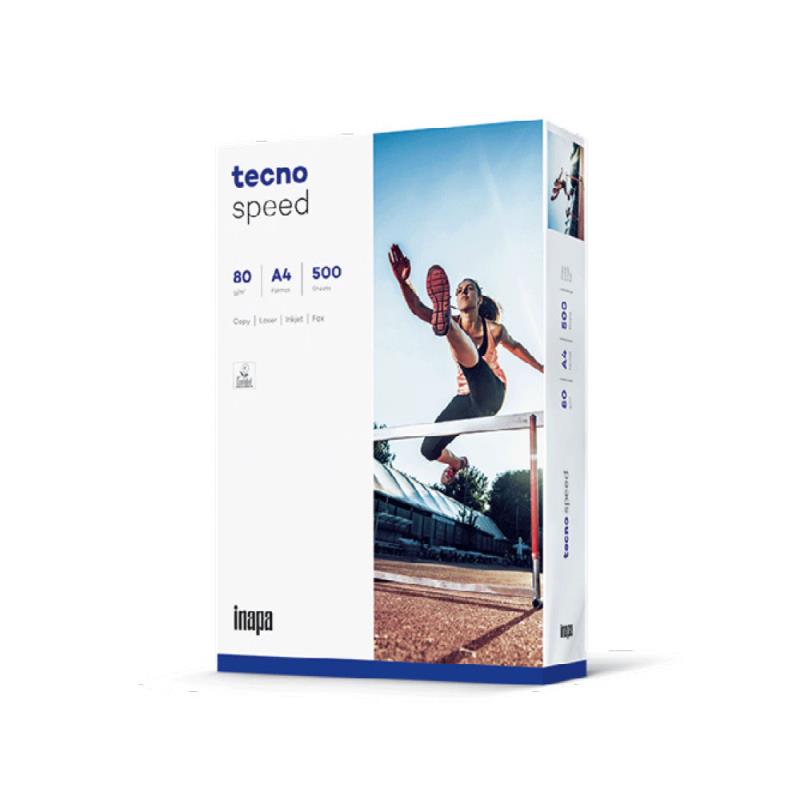 Kopierpapier Tecno® speed A4 Paackung auf weißem Hintergrund