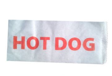 Hot Dog Flachbeutel Verpackungen 2 go