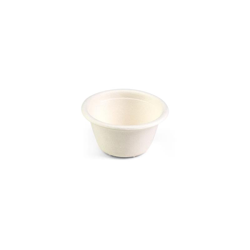 Senza Dressingbecher 60ml aus Bagasse - PFAS-frei & nachhaltig