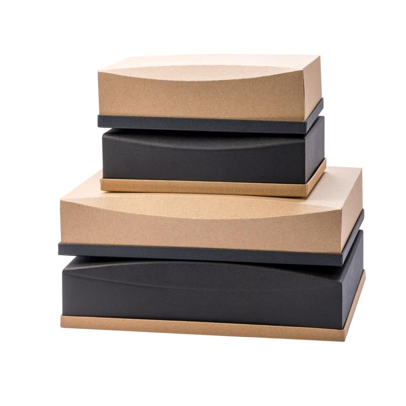 Caterlux Tablett Atlas 1/1 Kraft-Schwarz 37x27x1,5cm Caterlux Tablett Atlas 1/1 Kraft-Schwarz 37x27x1,5cm