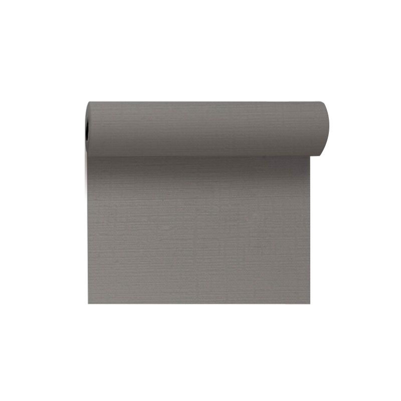 Duni Velviq Tischläufer mit Struktur, 0,4m breit und 20 Meter lang, in granite grey