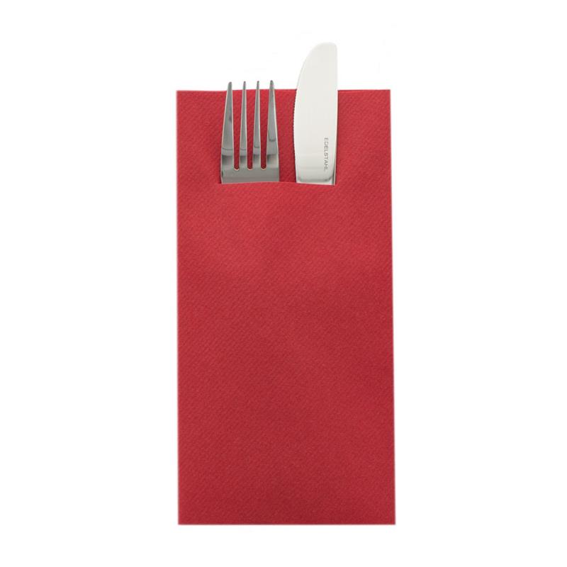 Pocket Napkins Rot 40x40cm