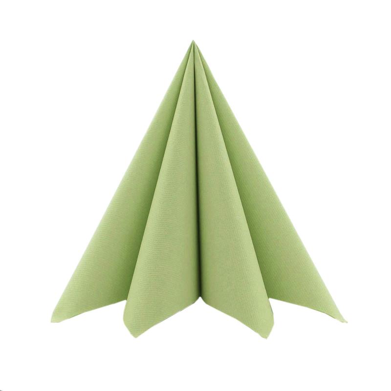 Serviette Uni Olive 40x40cm