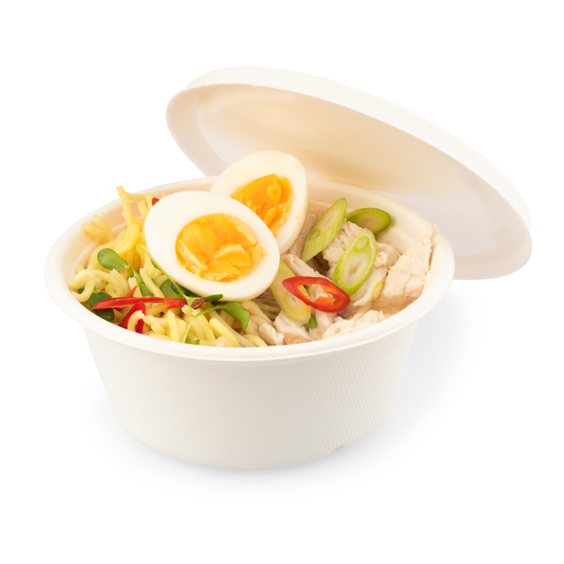 Senza Schale 850ml aus Bagasse - PFAS-frei & nachhaltig