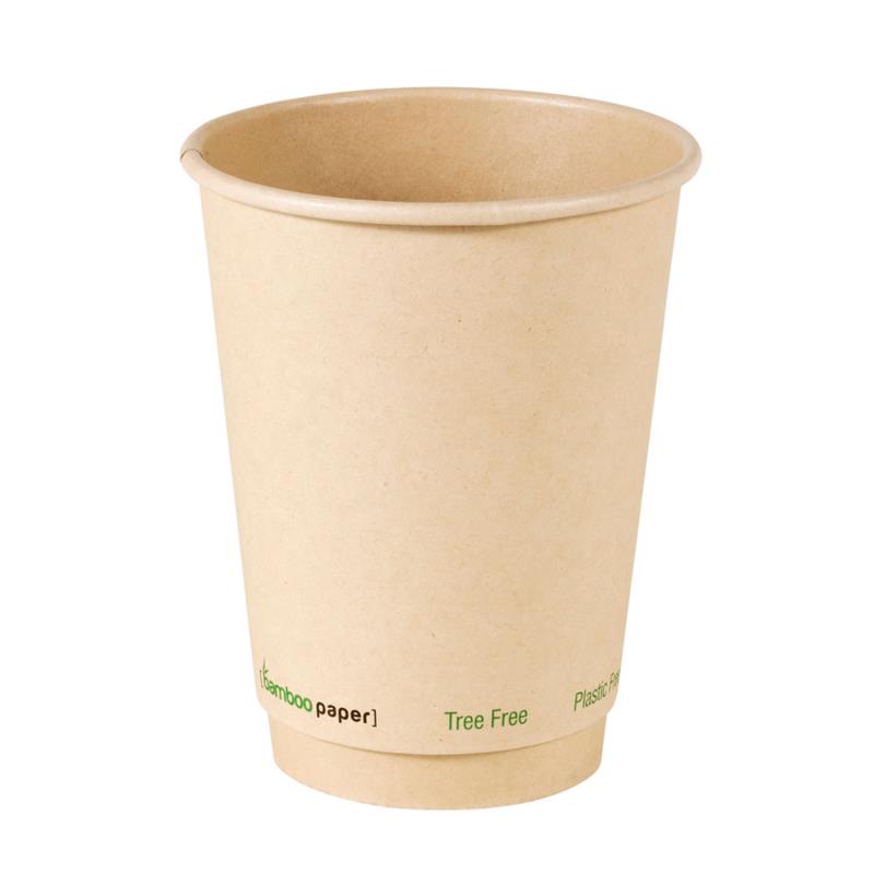 Kaffeebecher 0,35ltr Bambus mit wasserbasierten Beschichtung