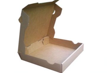 Pizzakarton 33x33x4,2 braun