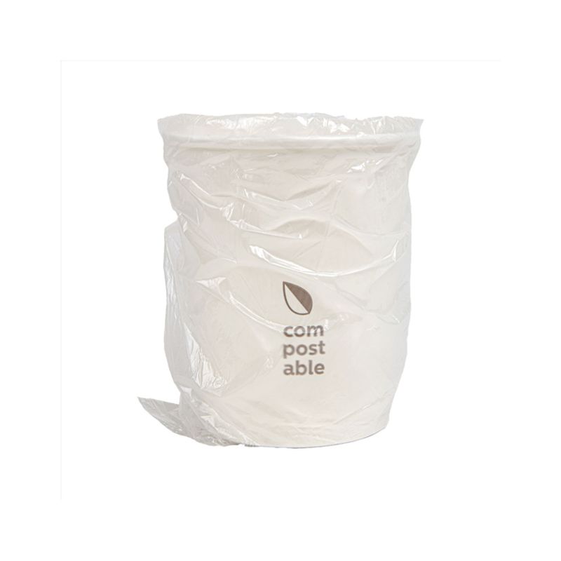 Hotel-Ausstattung: 360-ml-Zahnbecher aus Pappe, einzeln verpackt für Gästezimmer