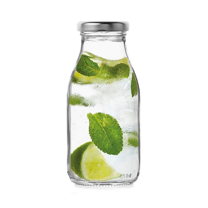 Mini Milk Bottle GLAS 250ml Fingerfood-und Catering- Artikel