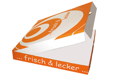 frisch & lecker 33x33x4,5cm Pizzakarton &  Flammkuchen &amp Kuchenkarton