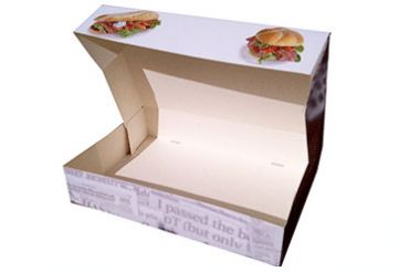 Sandwichkarton 360x250mm Transportbox