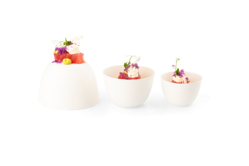 Santo Schale 610ml Bagasse Bagasse Bowl, Zuckerrohr Schale