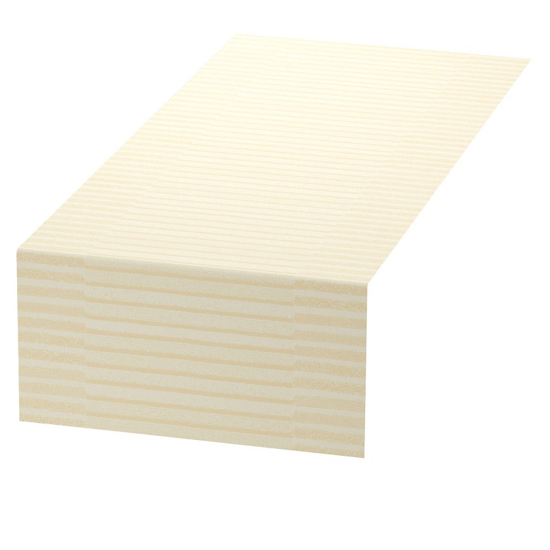 Tischläufer Tessuto Cream 0,4x24 m
