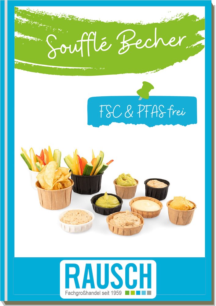 Sortimentsübersicht Soufflé Becher