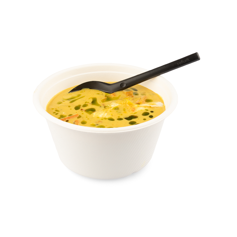 Senza Schale 700ml aus Bagasse - PFAS-frei & nachhaltig