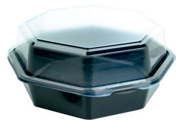 Salat Boxen 8-eckig 850ml Fingerfood- und Catering- Artikel
