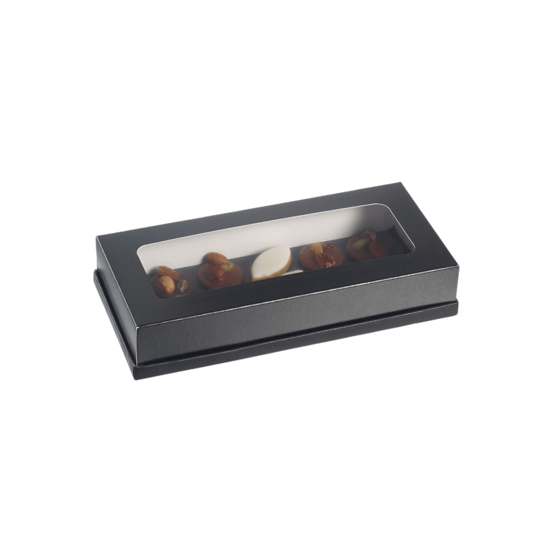 Caterlux Tablett Atlas 1/3 Schwarz 27,5x12,6x1,5cm Tablettsysteme aus Kartonage