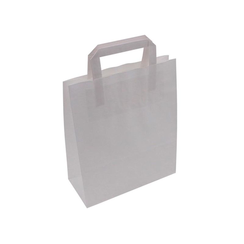 Papiertragetasche weiß Papiertragetasche weiß - neu -