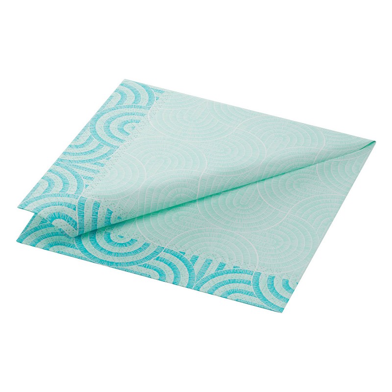 Zelltuch Serviette Breeze Mint Blue 40x40 cm