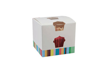 Cup Cake Box 1-er, 80x80x80mm