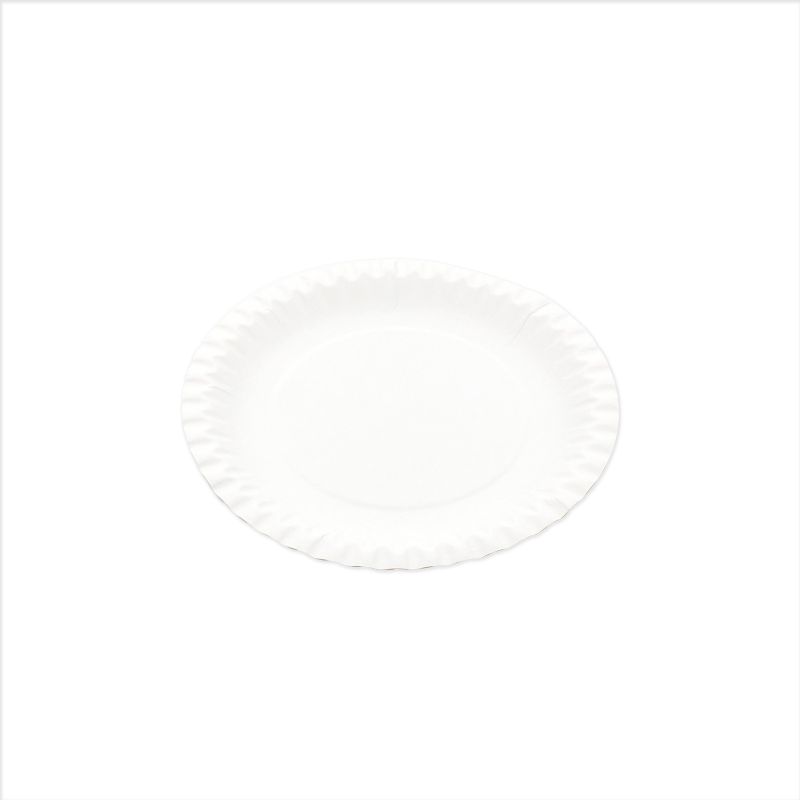 Pappteller weiß aus Frischfaser 18cm Durchmesser