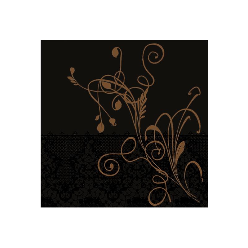 Serviette Lea Black 40x40cm