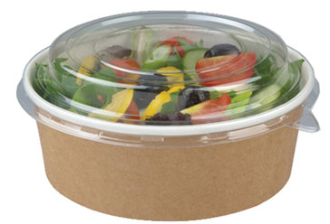 Salatschalen/Multifoodpot 550ml braun Verpackungen 2 go