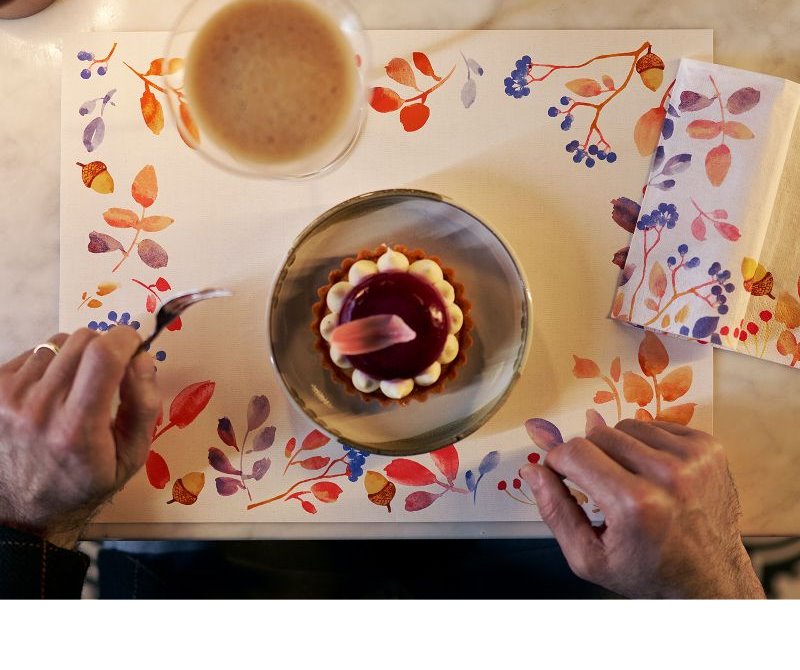 Tischset Autumn Gradient 30x40cm Tischsets Papier Herbst Tischdeko