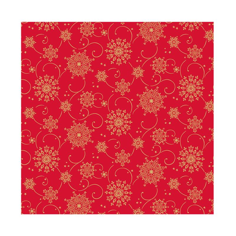 Mitteldecke Cristal Rot 80x80cm