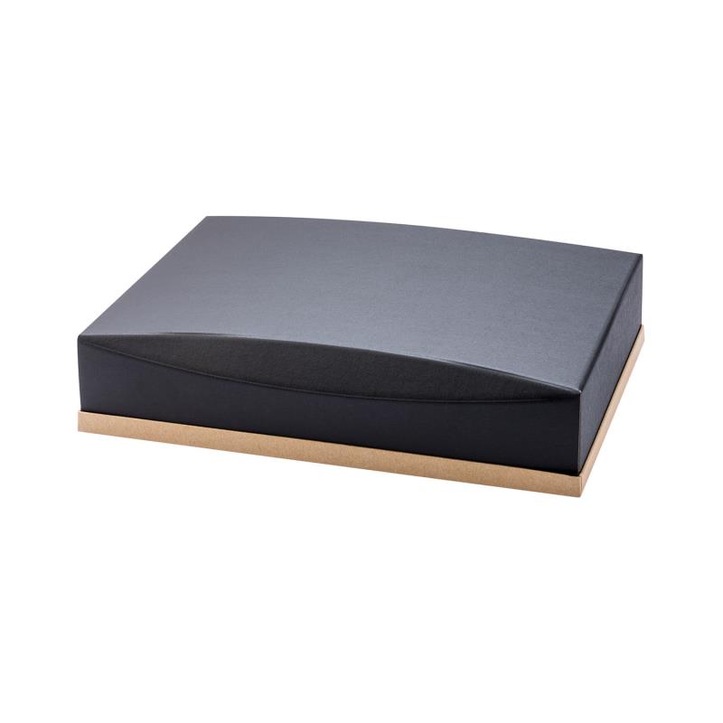 Deckel für Caterlux Tablett Atlas 1/2 Schwarz 27x19x4cm