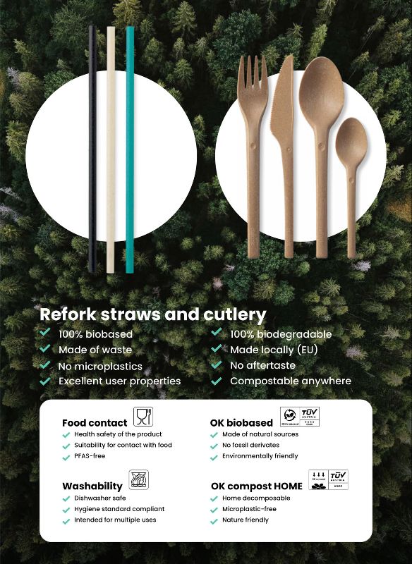 Kaffeelöffel Refork Natur 12cm 100% natürlich