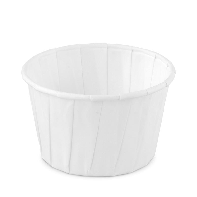 Soufflé Becher 96ml Weiß Papier