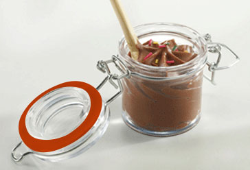 Kilner Jar 45ml, sicherer Verschluß Fingerfood-und Catering- Artikel